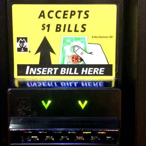 Printable Vending Machine Dollar Bill Acceptor